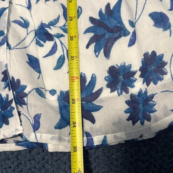 LONG SLEEVE SHIRT DRESS MINI- MARION BLUE - Picture 6 of 10